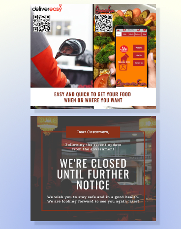 Graphic design for posts in Instagram